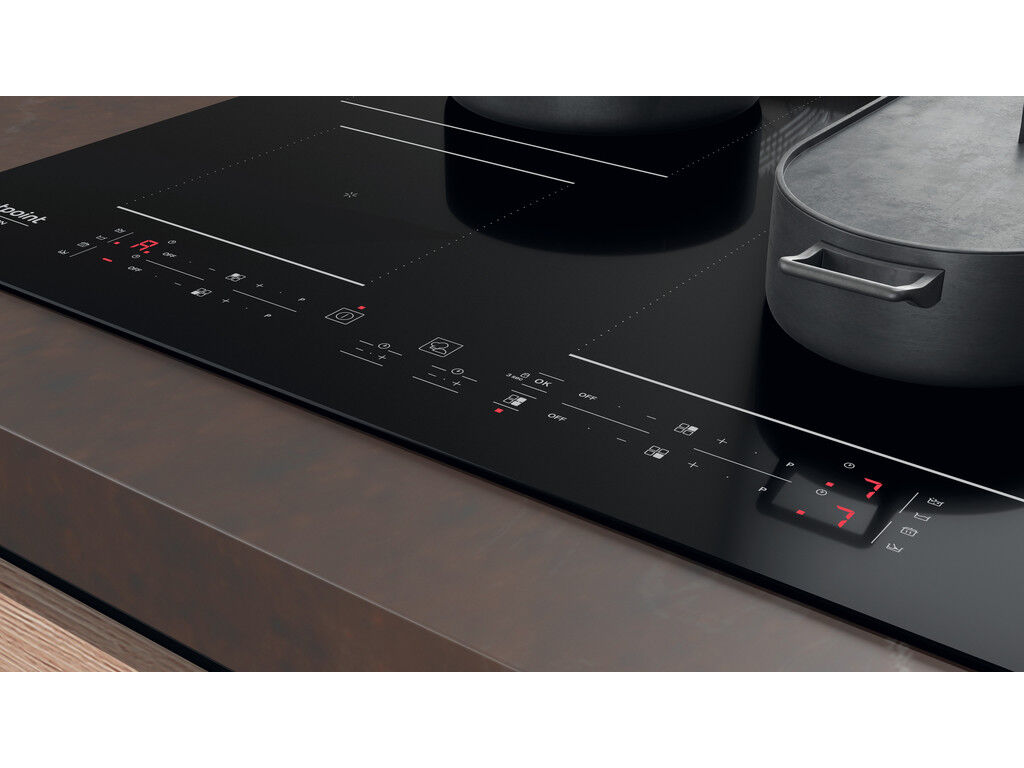 PLACA DE INDU&Ccedil;&Atilde;O HOTPOINT HB 4860B NE PRETA 60 CM image number 4