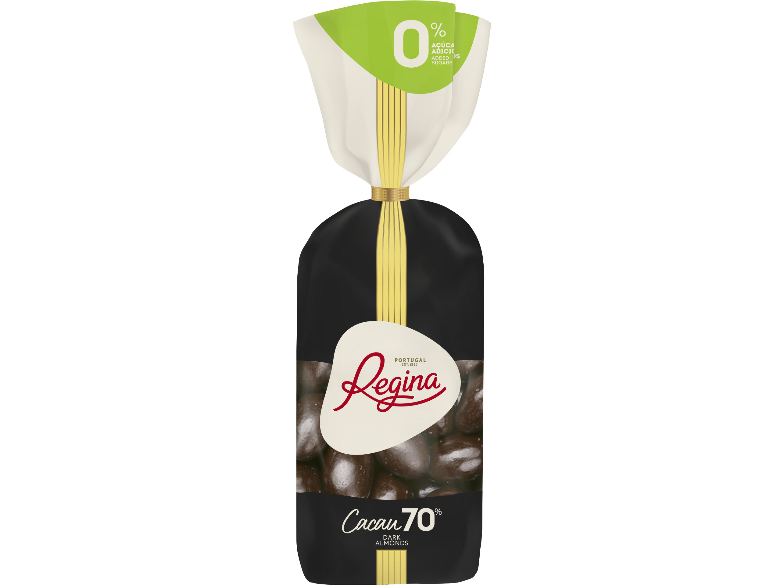 AM&Ecirc;NDOAS REGINA CHOCOLATE 70%CACAU SEM A&Ccedil;&Uacute;CARES ADICIONADOS 150G image number 1