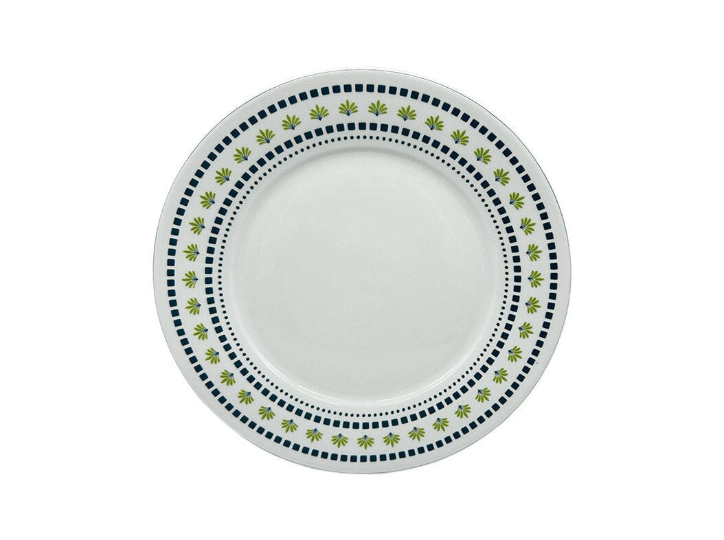 PRATO RASO ACTUEL PORCELANA AZUL 26.5CM