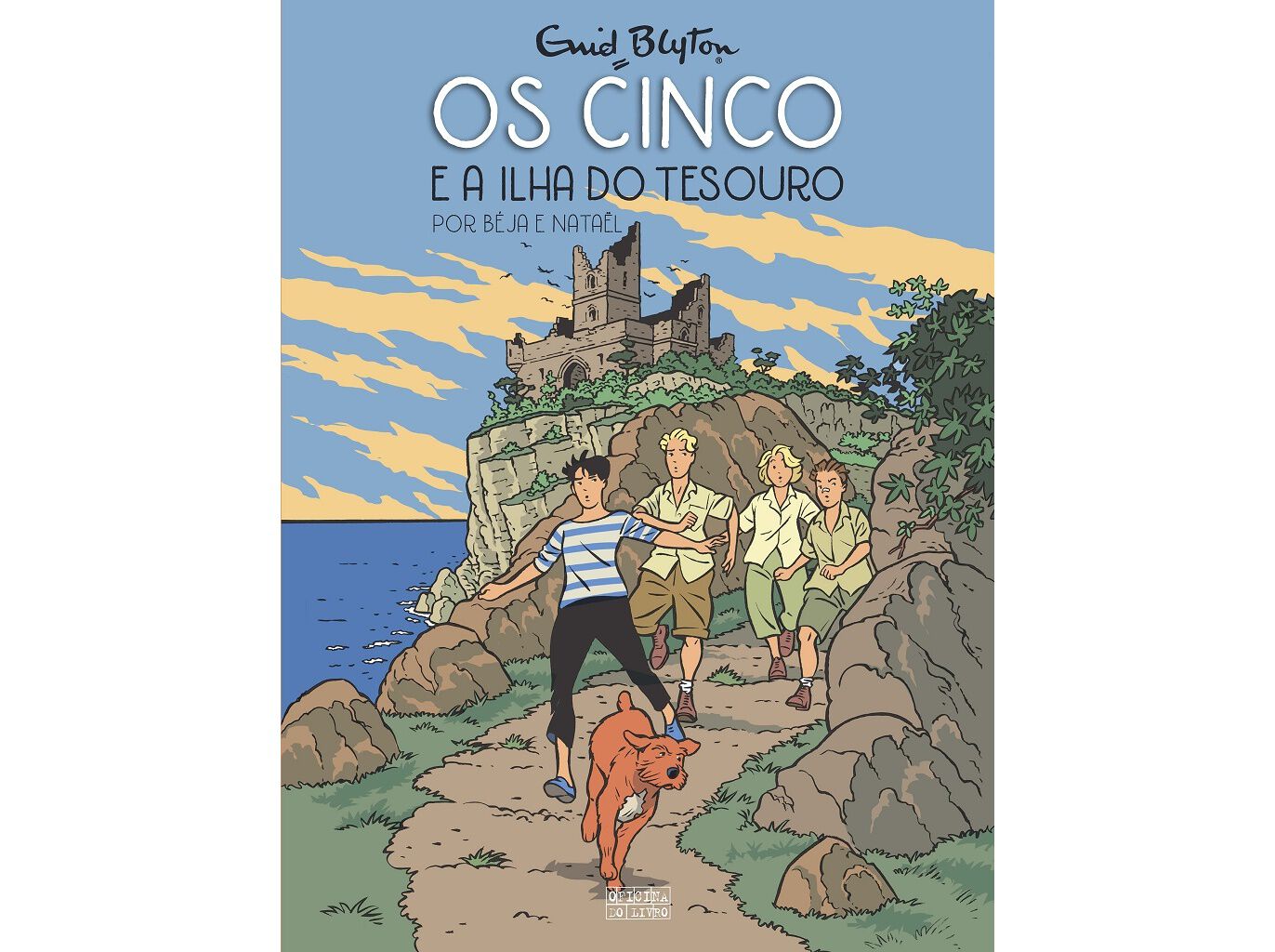 LIVRO OS CINCO E A ILHA DO TESOURO - &Aacute;LBUM N01 image number 1