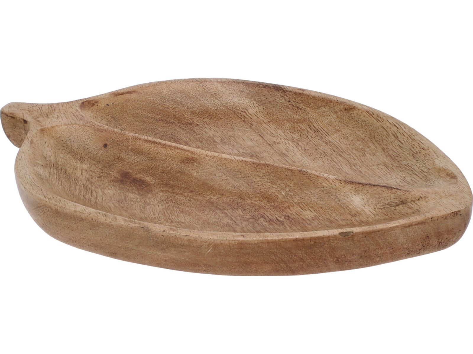 T&Aacute;BUA FORMA DE FOLHA MADEIRA 27X17CM image number 1