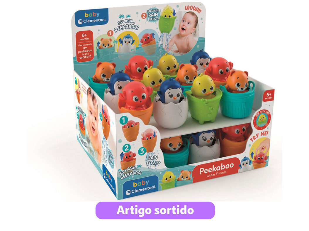 ANIMAIS DO BANHO BABY CLEMENTONI MODELOS SORTIDOS