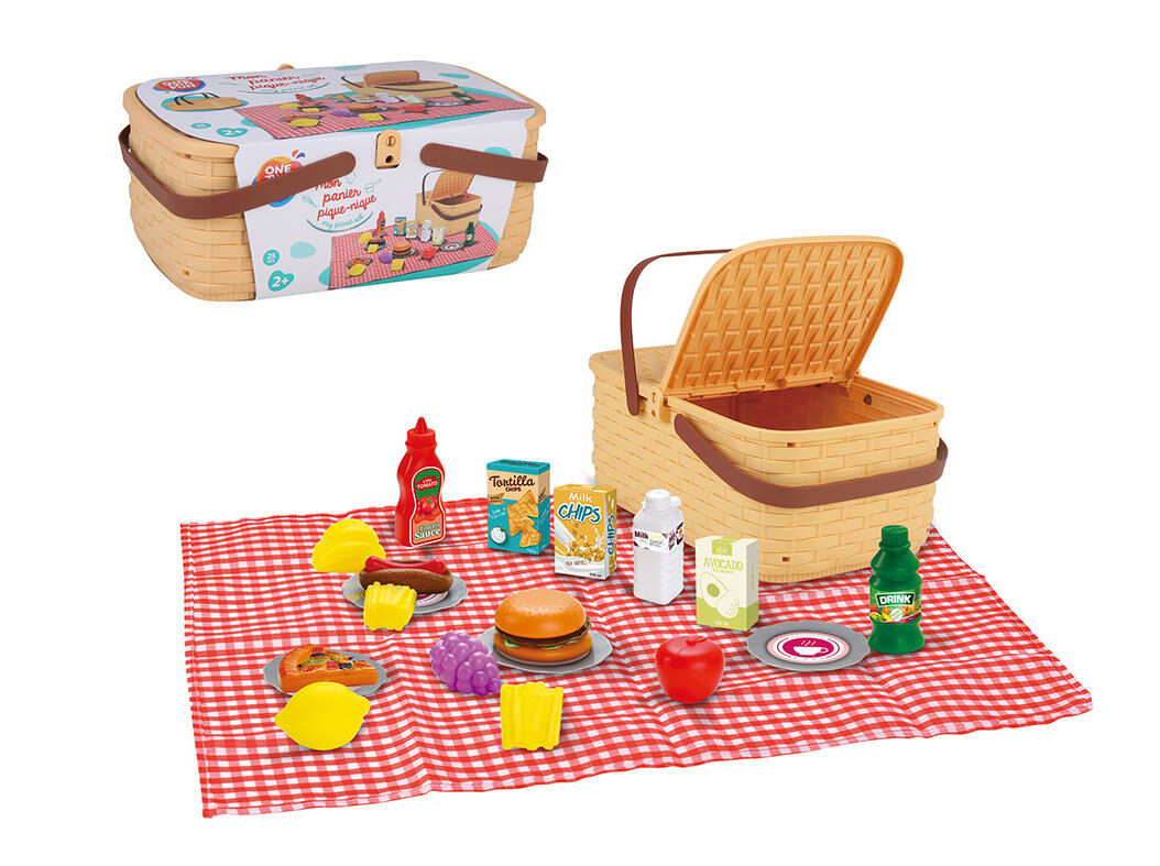 O MEU CESTO PICNIC ONE TWO FUN 25 PE&Ccedil;AS