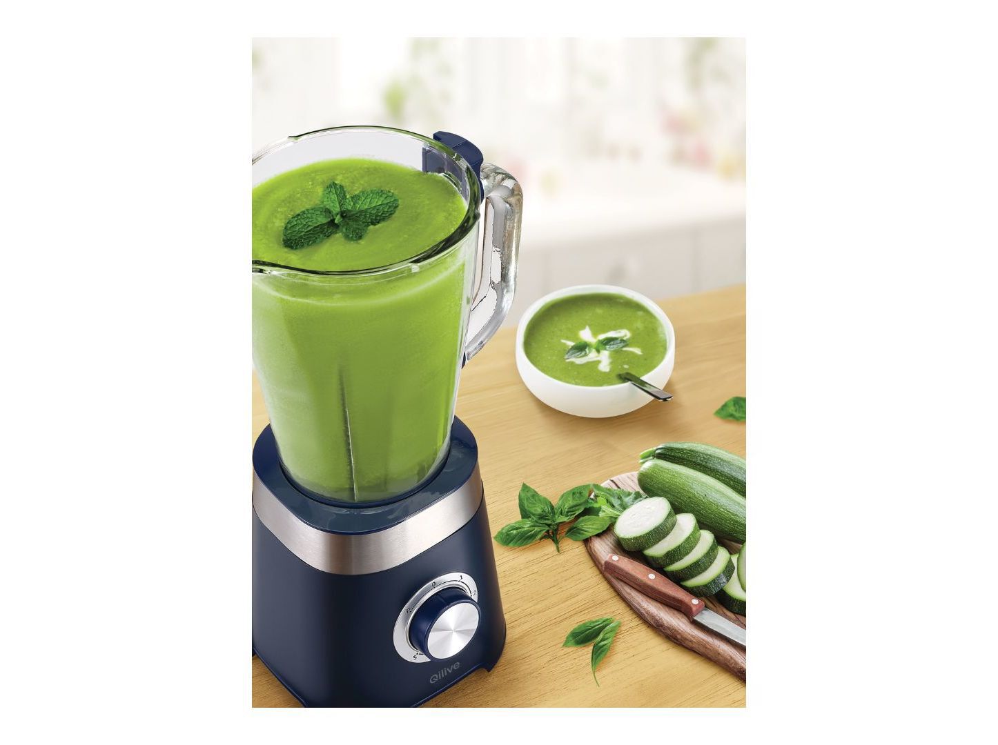 LIQUIDIFICADORA QILIVE Q.5674 600W AZUL image number 1