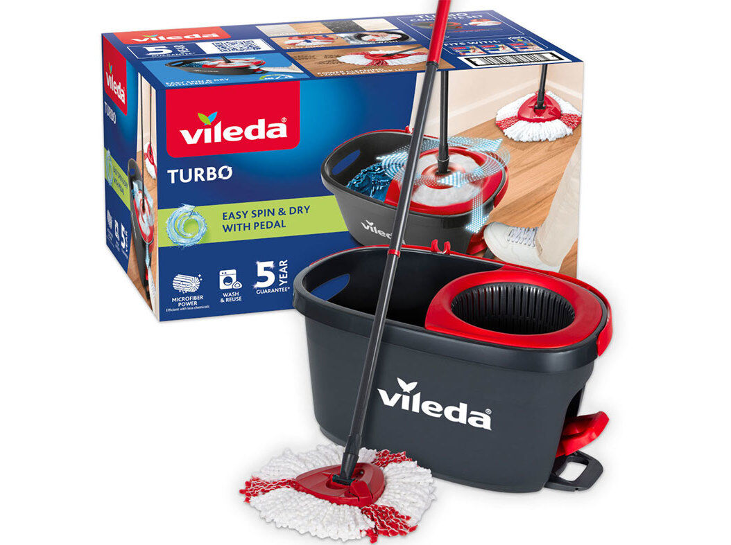 SISTEMA ESPREME F&Aacute;CIL VILEDA MICROFIBRA COM PEDAL TURBO image number 0