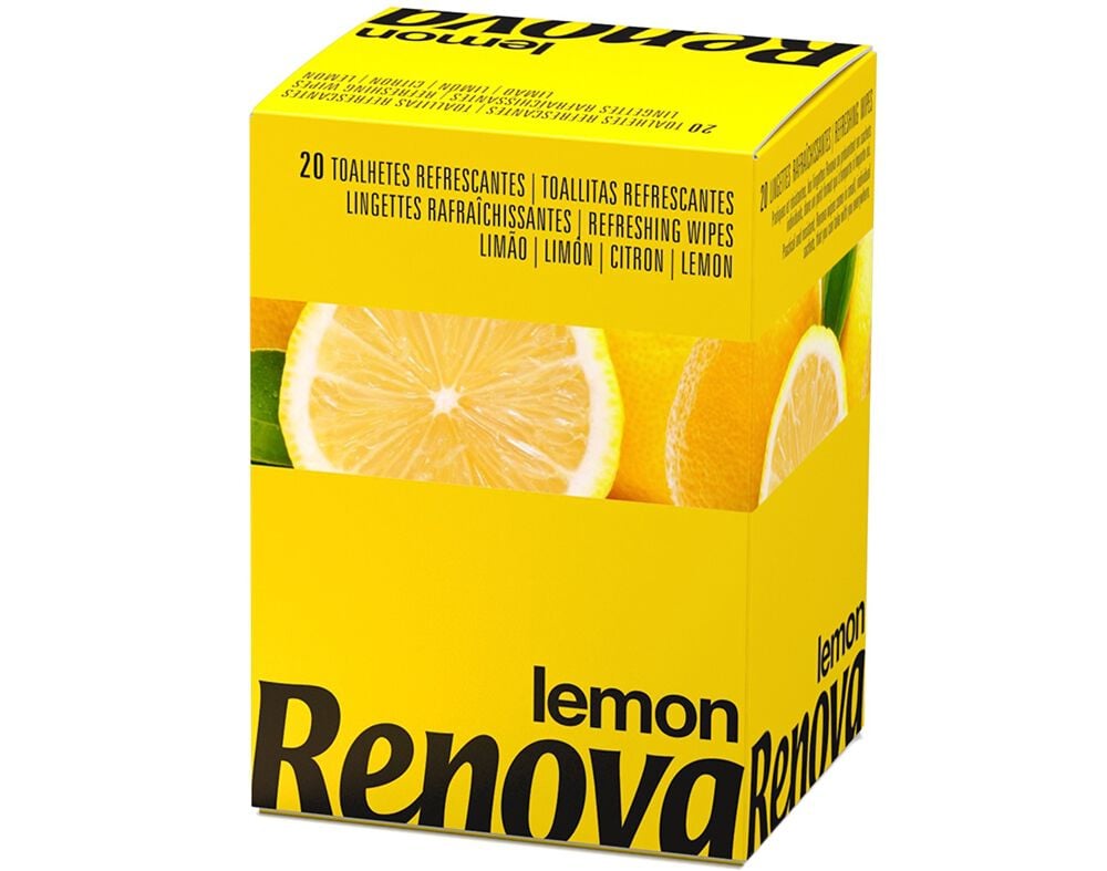 TOALHETES RENOVA REFRESCANTES LIM&Atilde;O 20UN image number 0