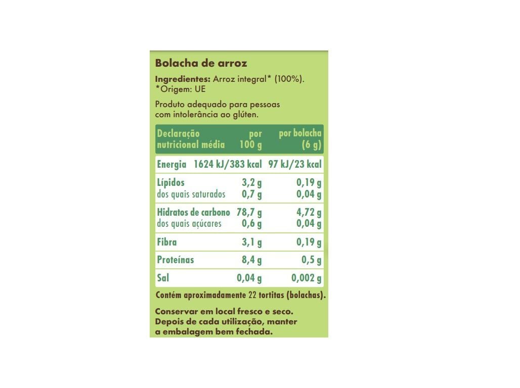 TORTITAS SALUTEM ARROZ FINISSIMA S/SAL 130 G image number 1