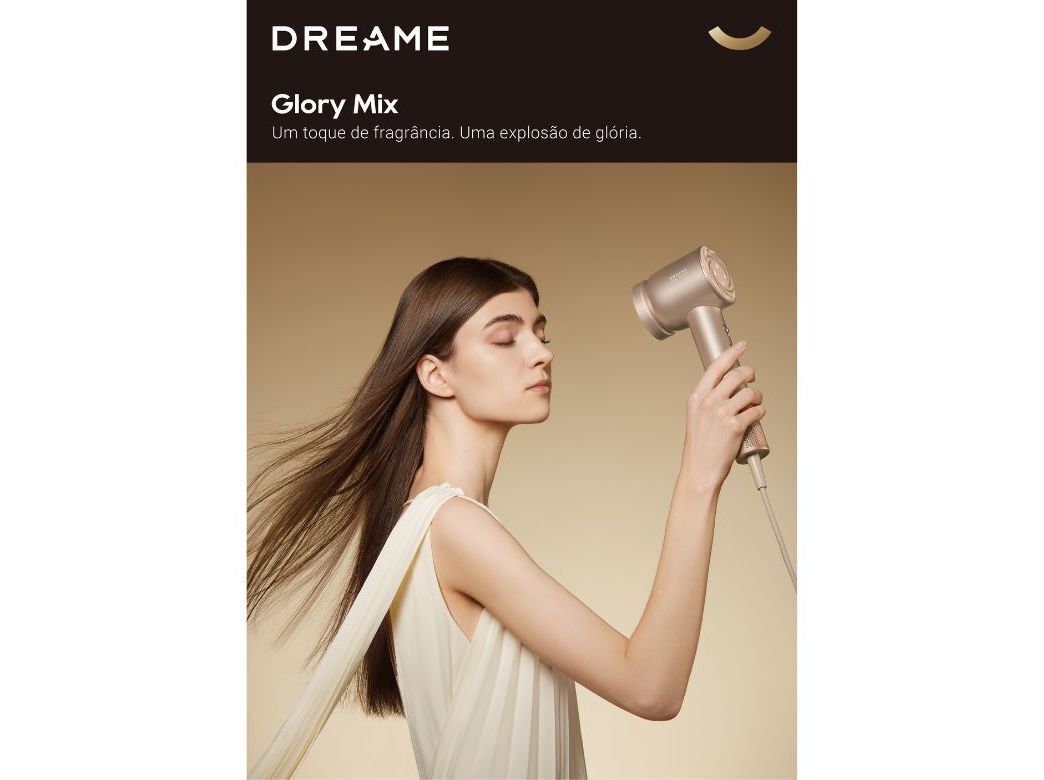 SECADOR DE CABELO DREAME GLORY MIX GOLD 1600W DOURADO image number 4