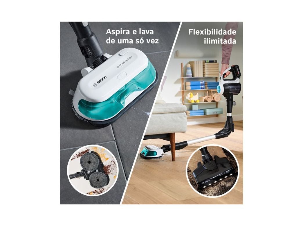 ASPIRADOR VERTICAL BOSCH BCS71HYG4 UNLIMITED 7 PROHYGIENIC AQUA image number 1