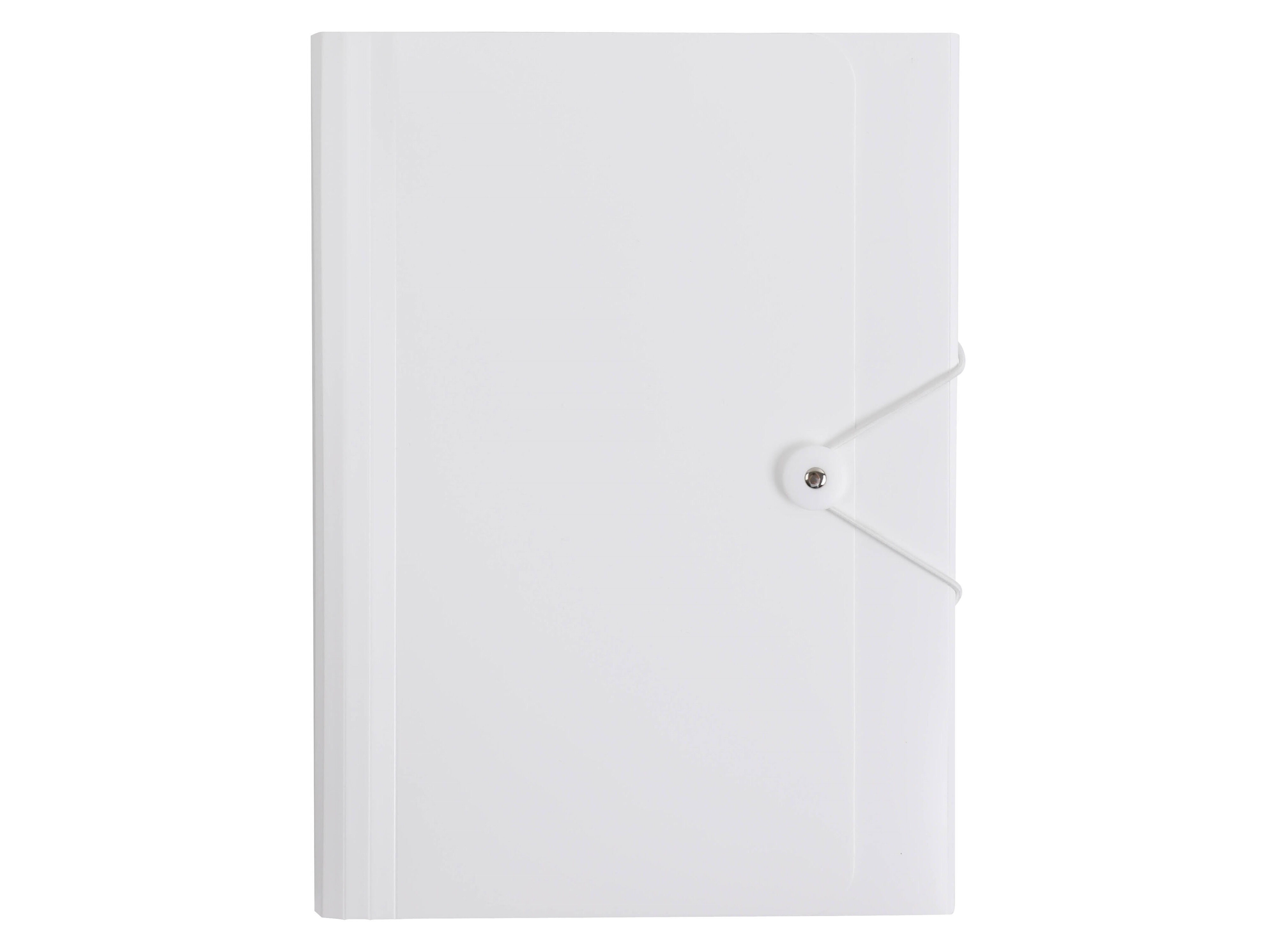 CAPA A4 EXPANS&Iacute;VEL AUCHAN BRANCO POLIPROPILENO RECICLADO