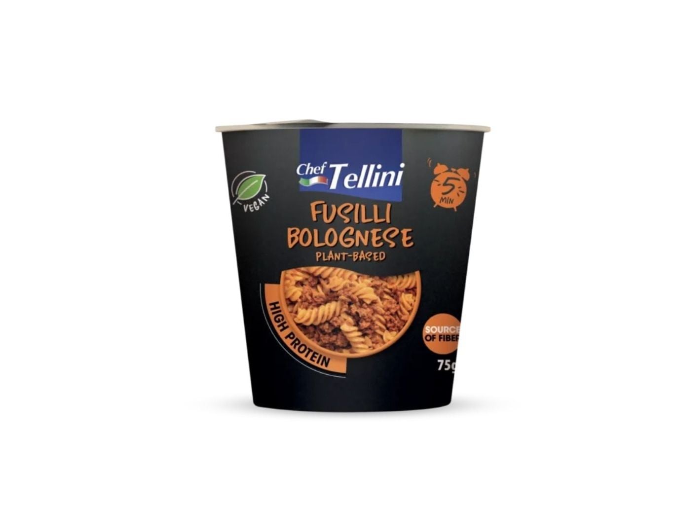 REFEI&Ccedil;&Atilde;O CHEF TELLINI FUSILLI BOLONHESA VEGAN 70G image number 0
