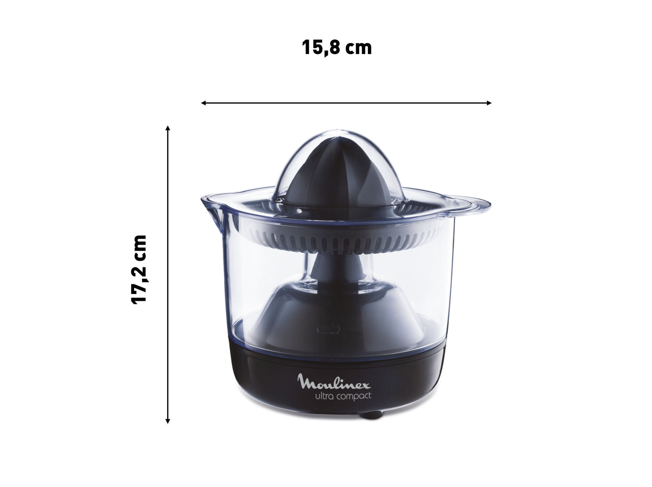ESPREMEDOR CITRINOS MOULINEX PC120870 ULTRACOMPACT PRETO image number 4