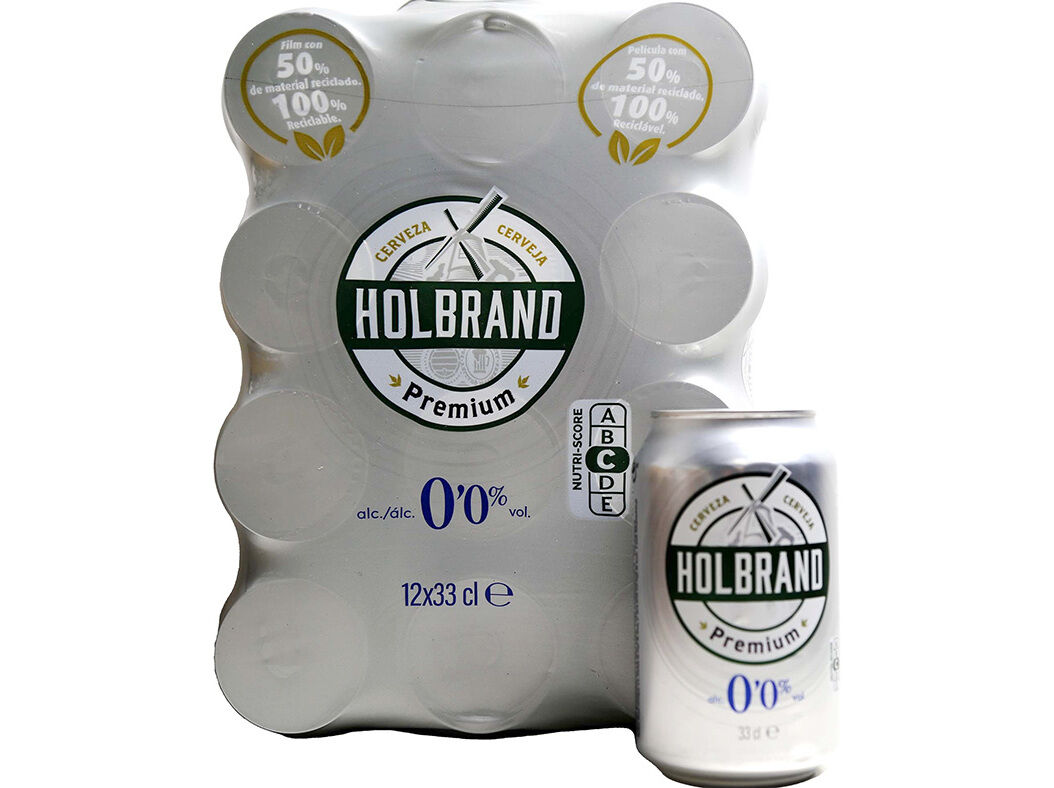 CERVEJA SEM &Aacute;LCOOL HOLBRAND LATA 12X0.33 L