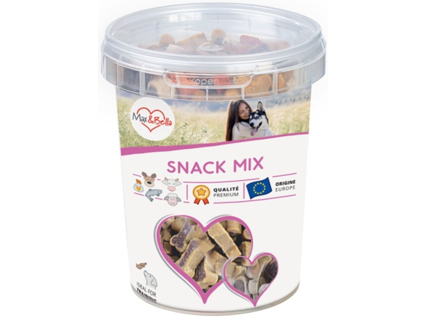SNACK C&Atilde;O MAX&BELLA MIX 4 SABORES 300G image number 0