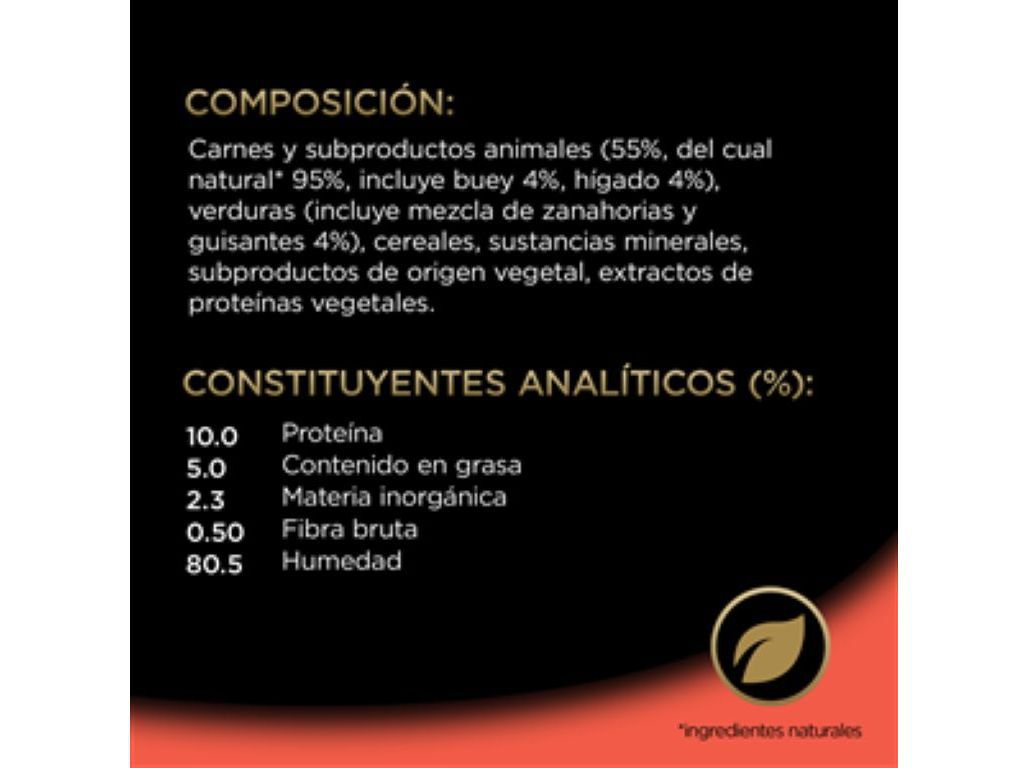 COMIDA H&Uacute;MIDA C&Atilde;O CESAR TERRINA VACA 300G image number 1