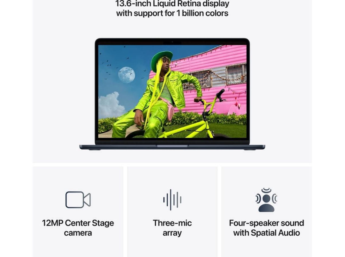 MACBOOK AIR 15" APPLE (M5/16GB/512GB MIDNIGHT) image number 5