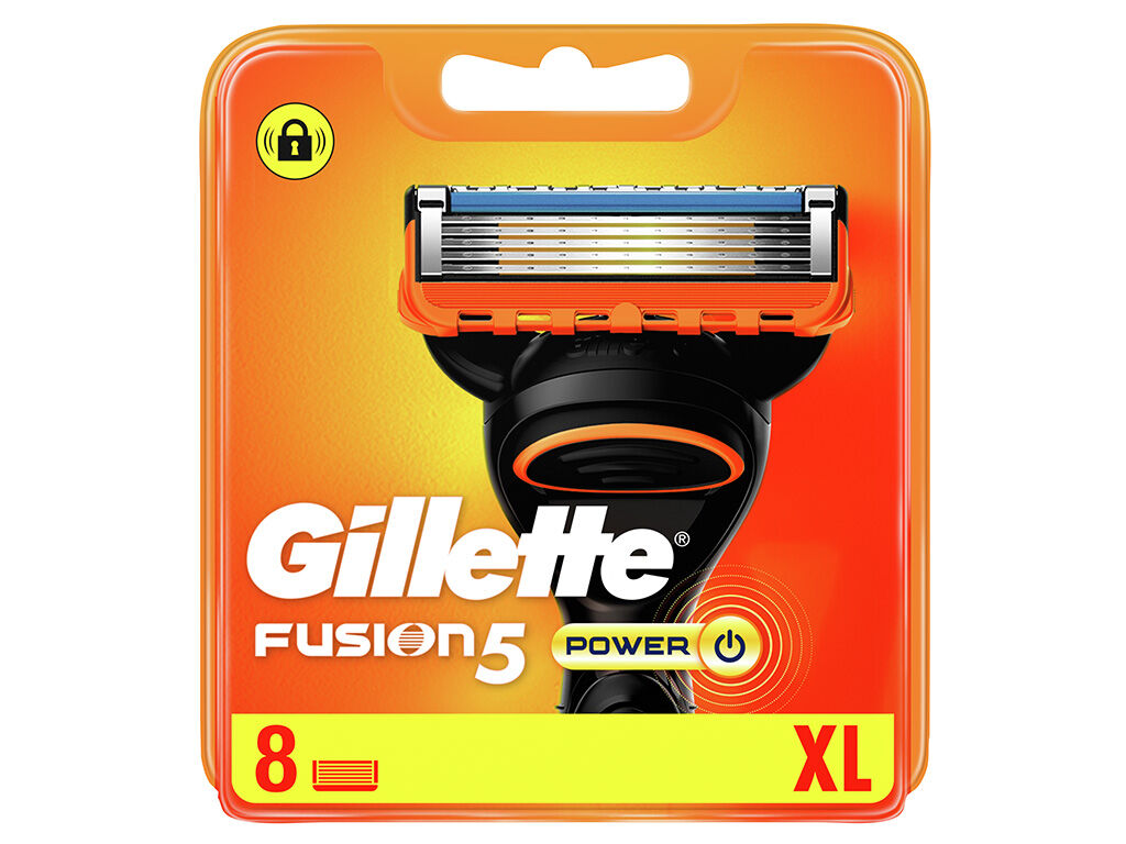 RECARGA DE L&Acirc;MINAS FUSION5 POWER GILLETTE 8 UN image number 1
