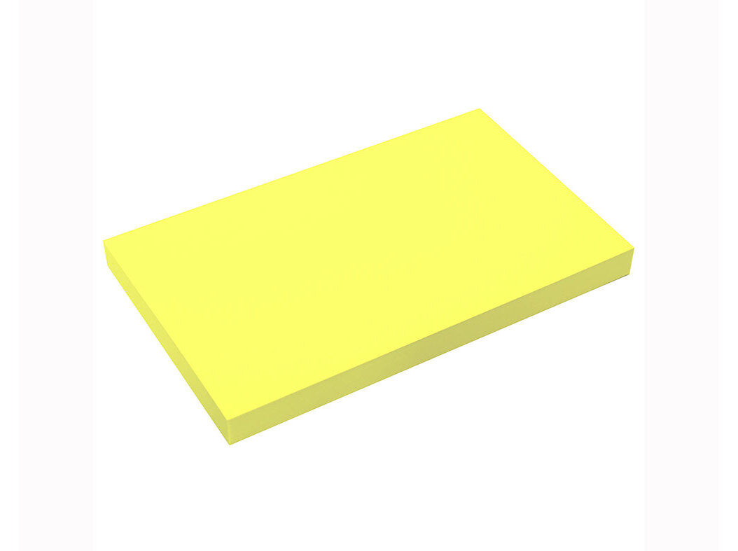 FOLHAS AUTOCOLANTES AUCHAN AMARELO NEON 100 FOLHAS image number 2
