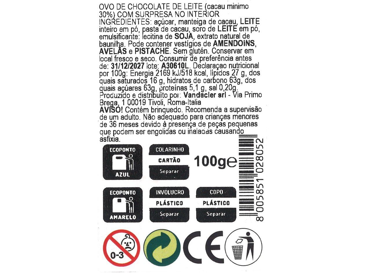 OVO DE CHOCOLATE LA LUISA OFERTA DE COELHO 100G image number 1