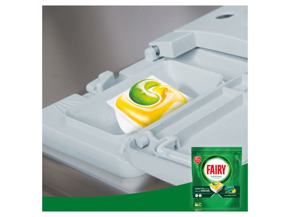 DETERGENTE LOI&Ccedil;A M&Aacute;QUINA FAIRY TUDO EM UM ORIGINAL LIM&Atilde;O 140P image number 4
