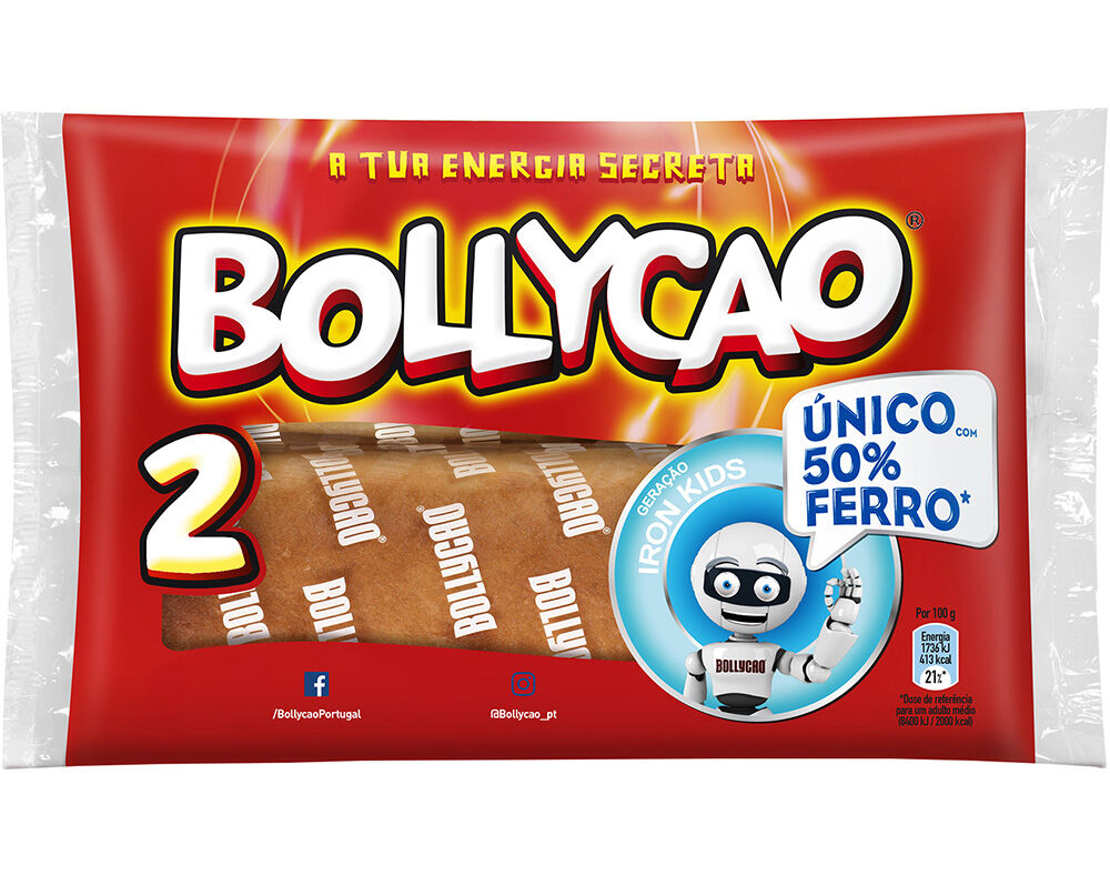 BOLO BOLLYCAO RECHEADO 2UN 114G