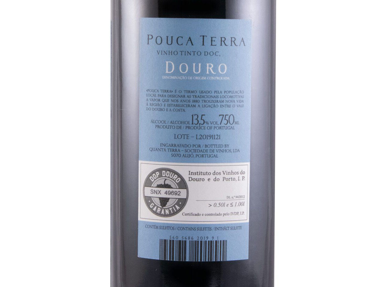 VINHO TINTO POUCA TERRA DOURO 0.75L image number 1