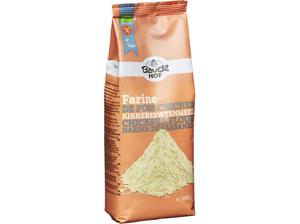 FARINHA GR&Atilde;O DE BICO BAUCK HOF SEM GL&Uacute;TEN BIO 500G