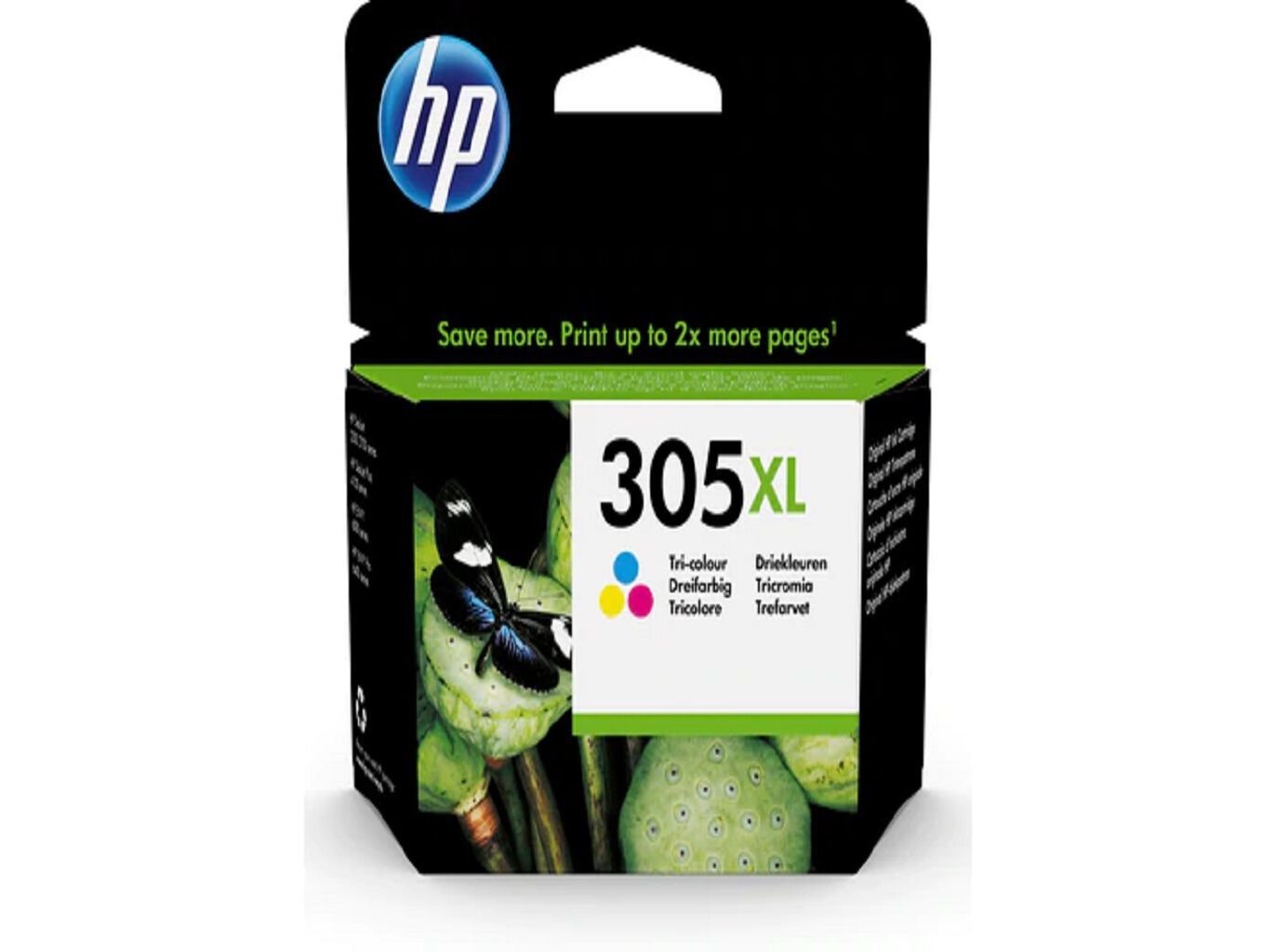 TINTEIRO ORIGINAL HP 305XL TRI-COLOR 3YM63AE