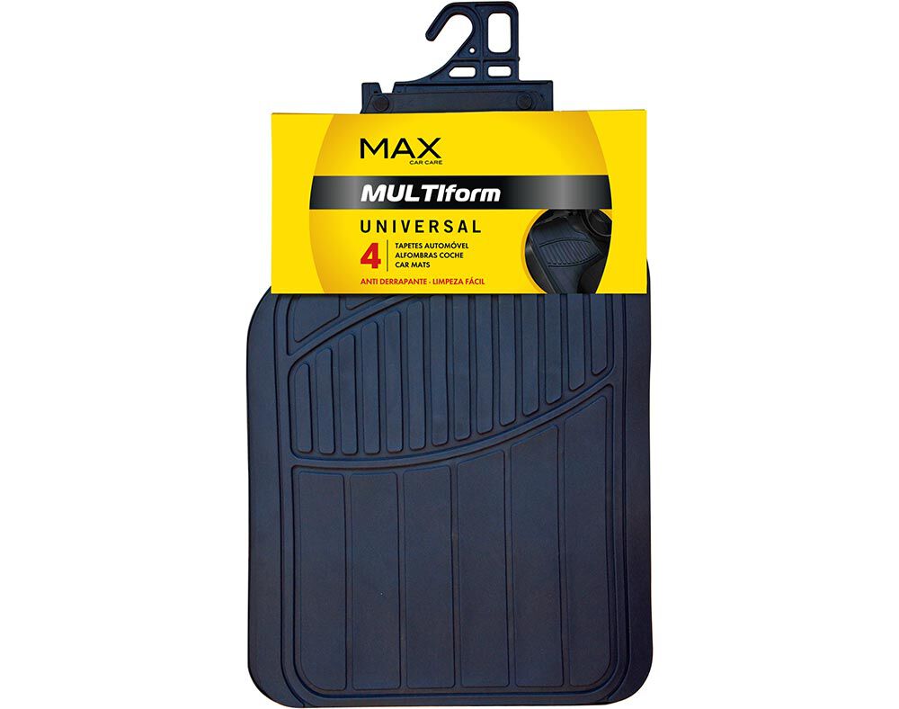 TAPETE AUTOM&Oacute;VEL MAX MULTIFORM UNIVERSAL PACK 4 UNIDADES