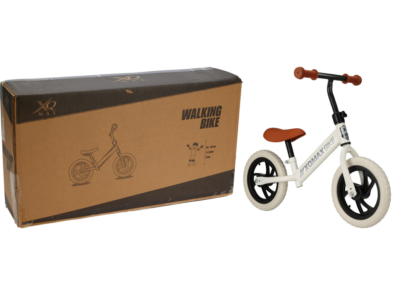 BICICLETA 12 BRANCA MAX 40KG image number 1