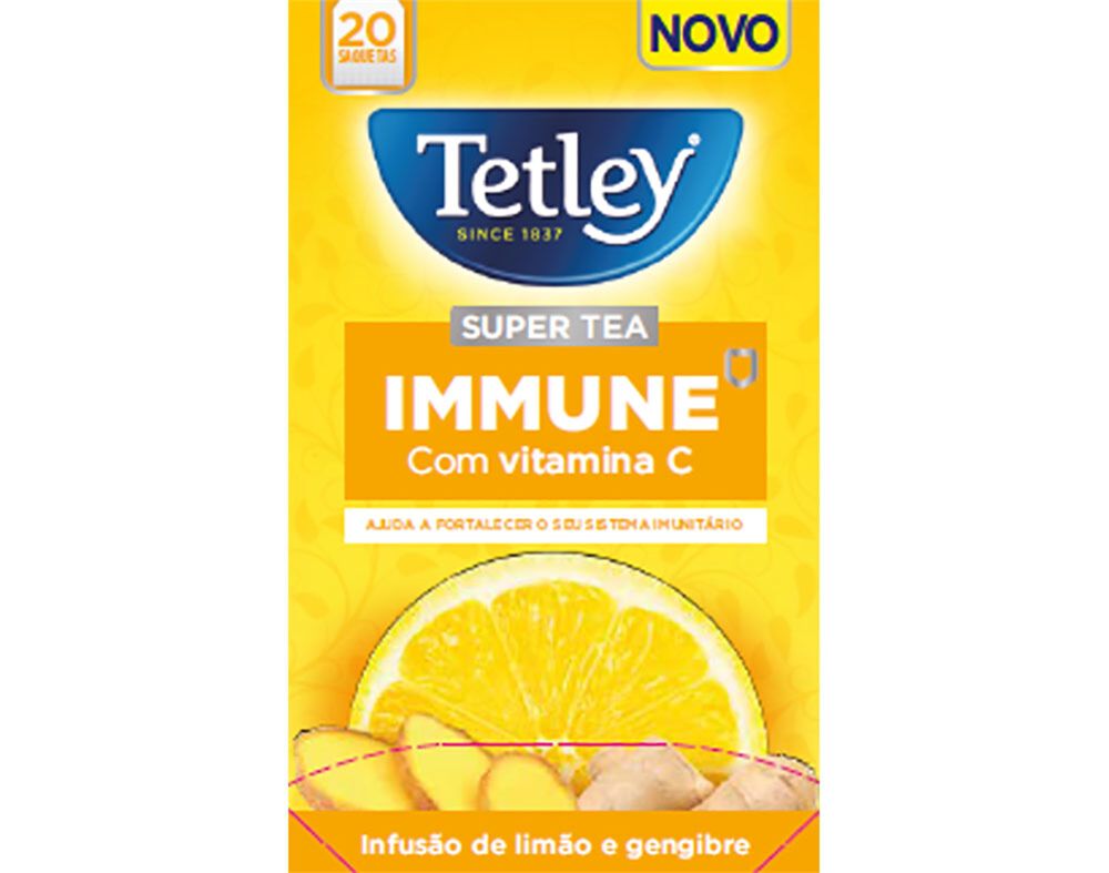 INFUS&Atilde;O TETLEY IMMUNE VITAMINA C 20 SAQUETAS image number 0
