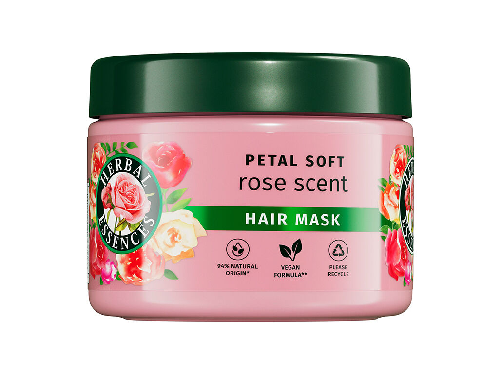 M&Aacute;SCARA DE CABELO HERBAL ROSA SUAVIZA 300ML image number 0