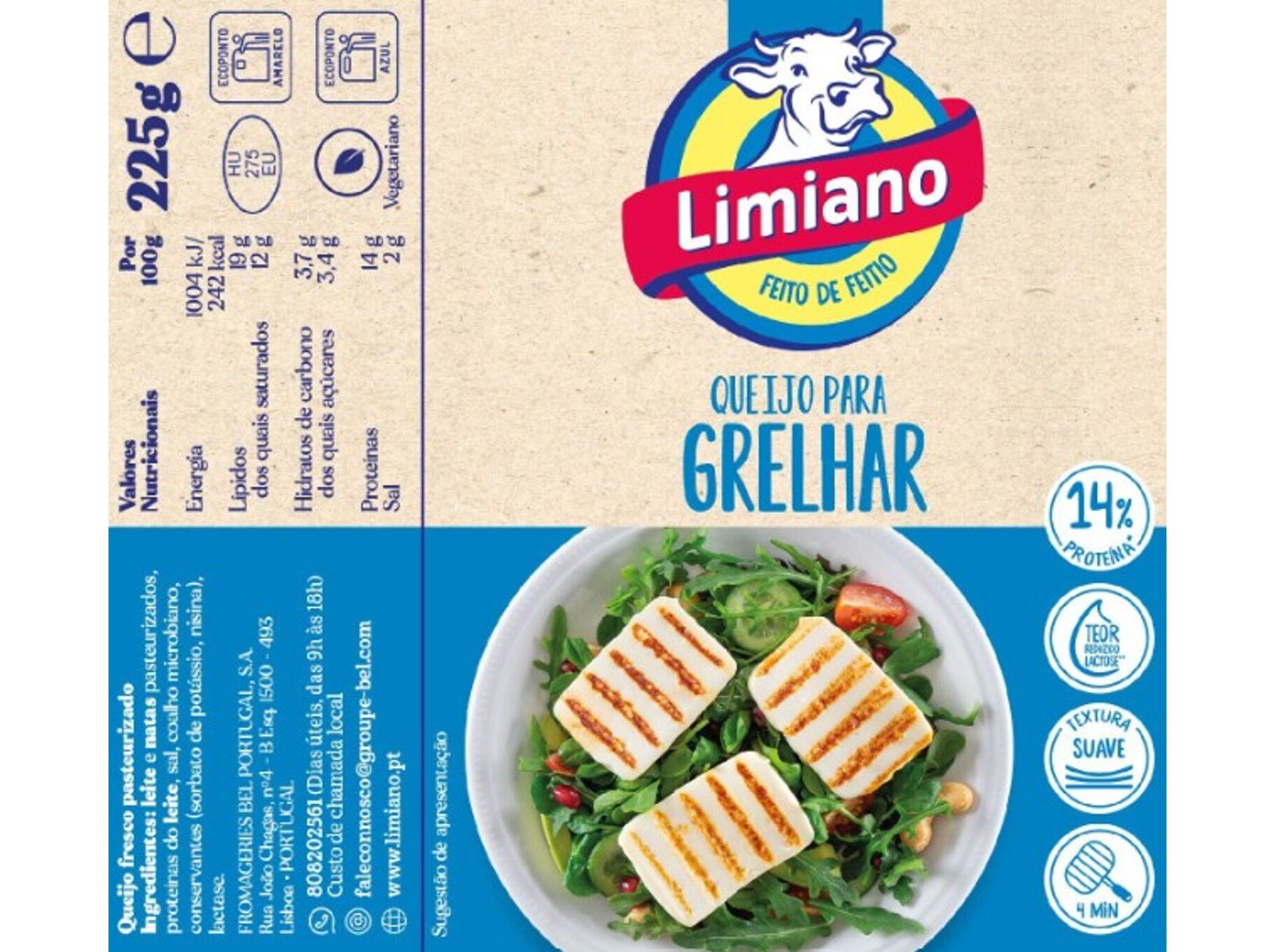 QUEIJO LIMIANO PARA GRELHAR 225 G image number 1