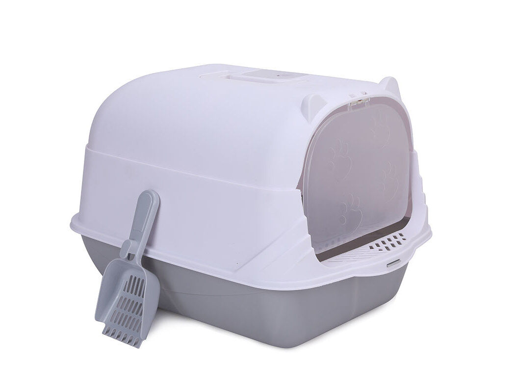 CAIXA AREIA COBERTA AUCHAN CINZA 50X35X34CM