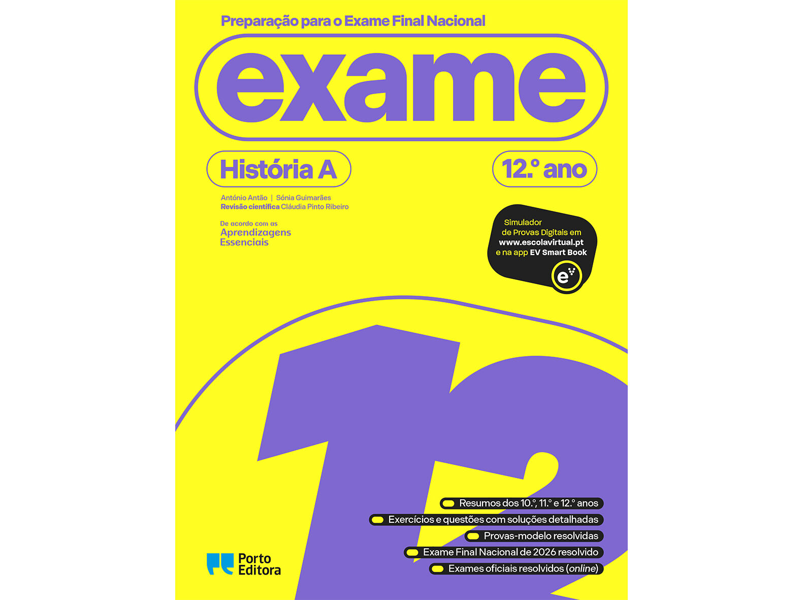 LIVRO PREPARA&Ccedil;&Atilde;O PARA O EXAME HIST&Oacute;RIA A - 12&ordm; ANO image number 0