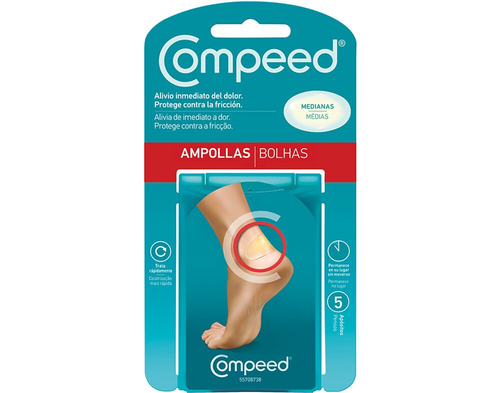 PENSOS COMPEED BOLHAS M&Eacute;DIAS 5UN image number 0