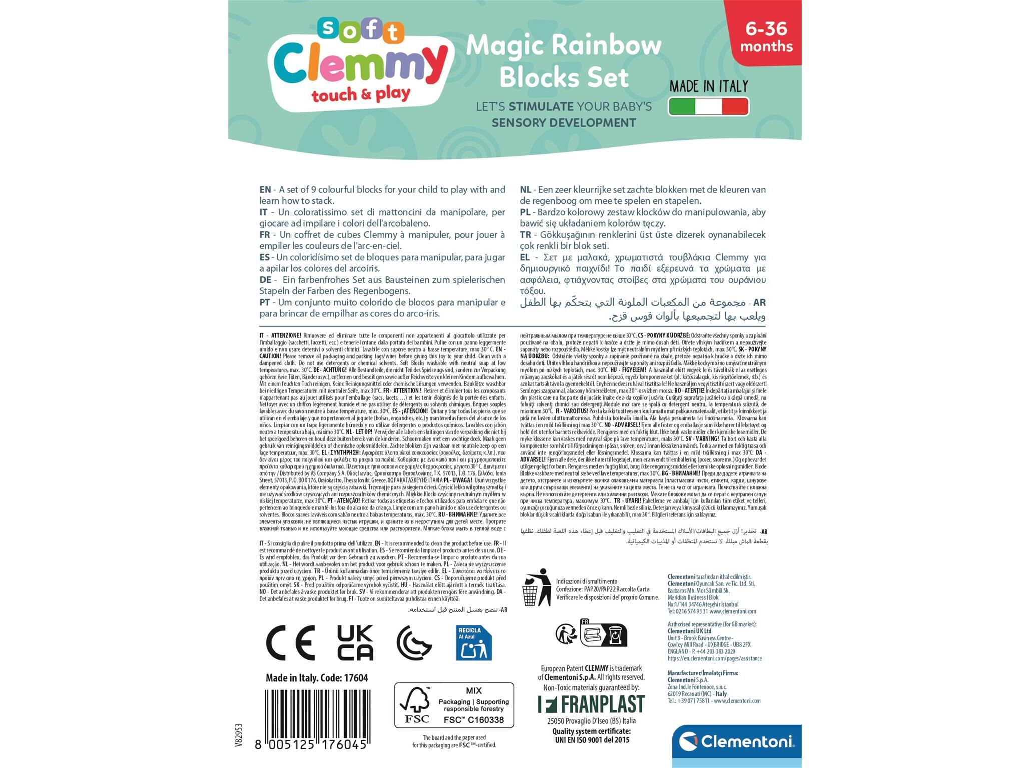 ARCO-&Iacute;RIS 9 BLOCOS SOFT CLEMMY image number 2