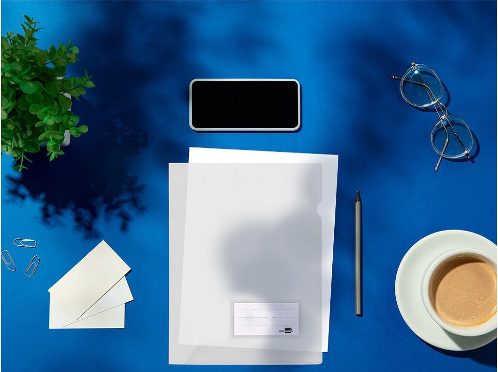 BOLSA POLIPROPILENO A4 LIDERPAPEL TRANSPARENTE image number 2