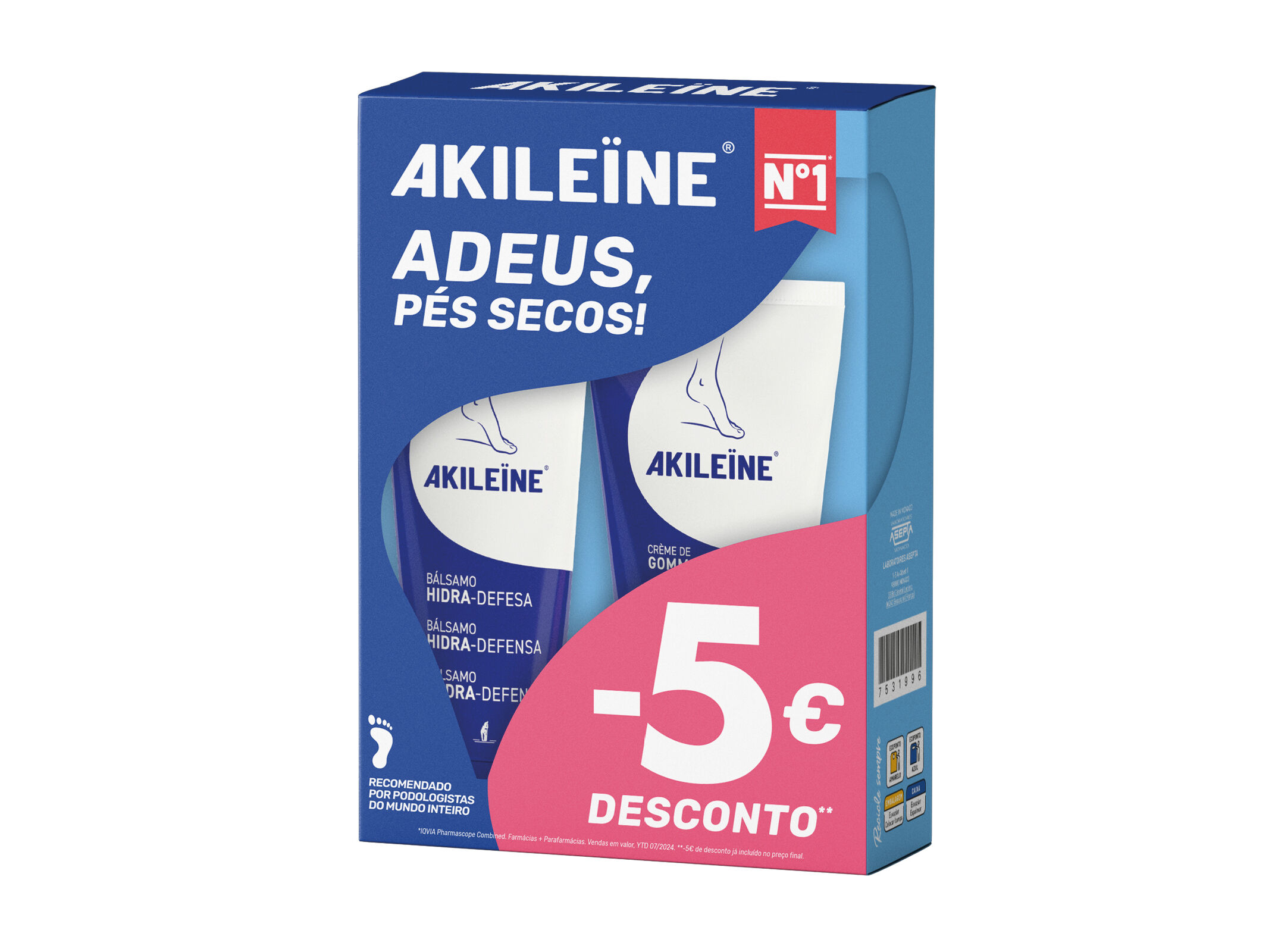 B&Aacute;LSAMO AKILEINE HIDRA+EXFOLINTE 125ML+75ML -5 DESCONTO image number 0