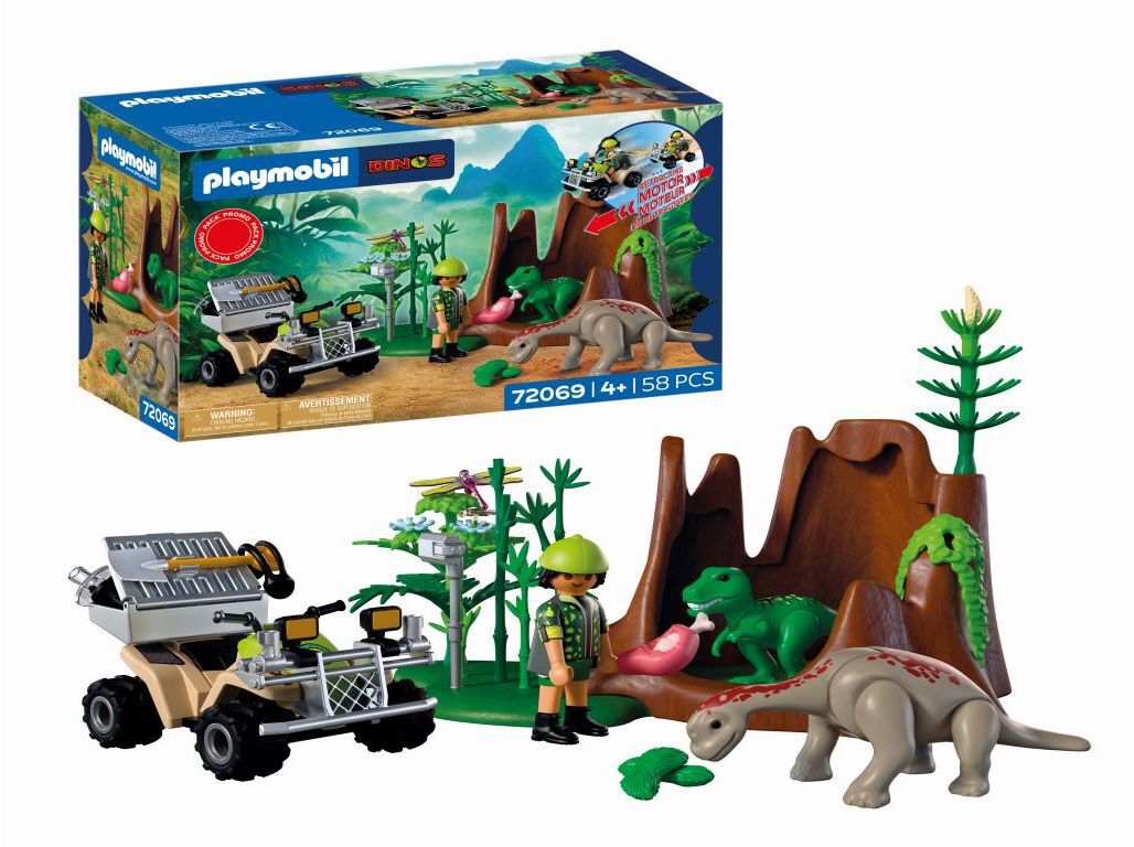 ESCONDERIJO DO DINOSSAURO PLAYMOBIL 72069 image number 1