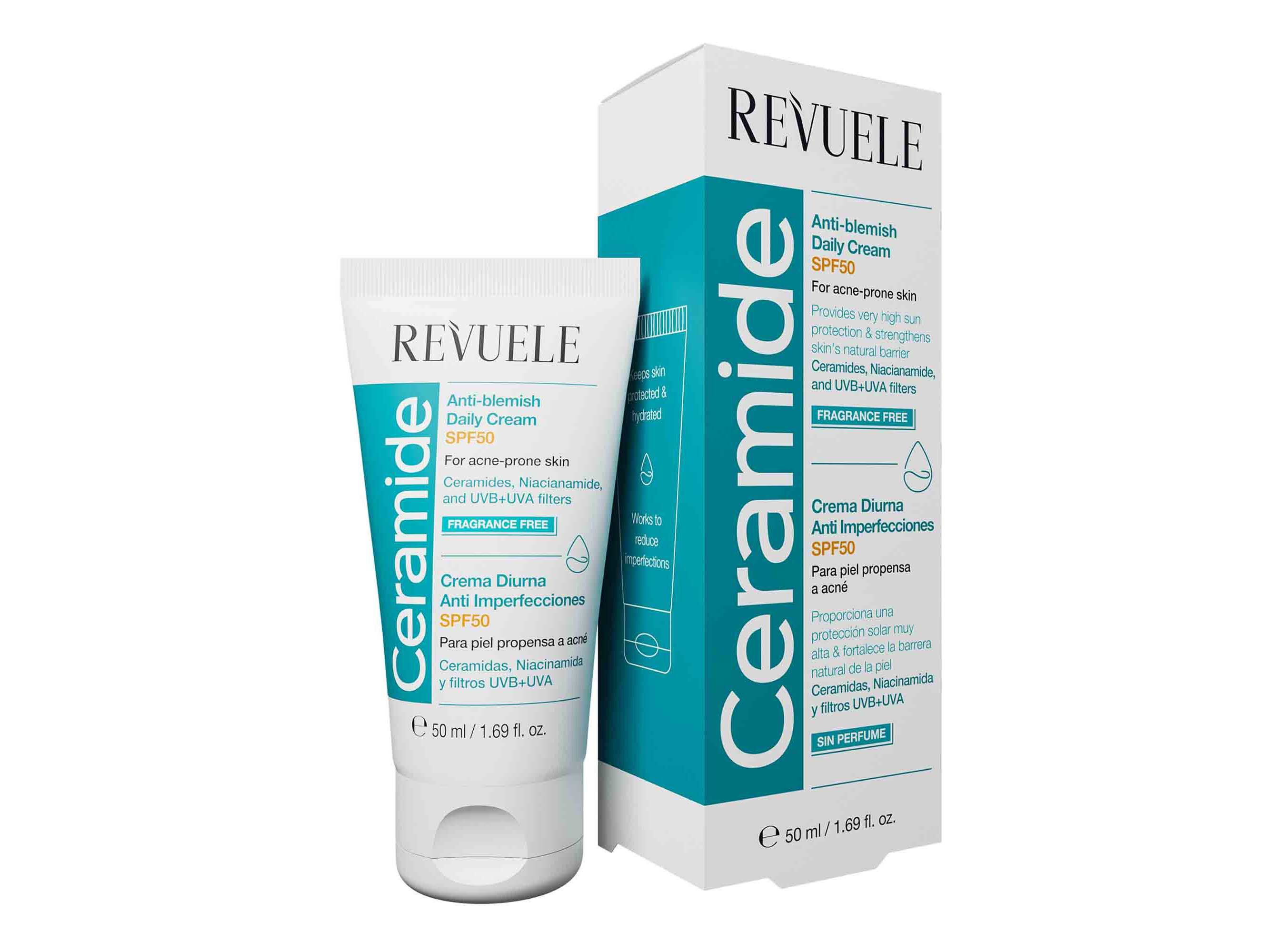 CREME HIDRATANTE REVUELE ANTI-BLEMISH SPF50 50ML image number 0