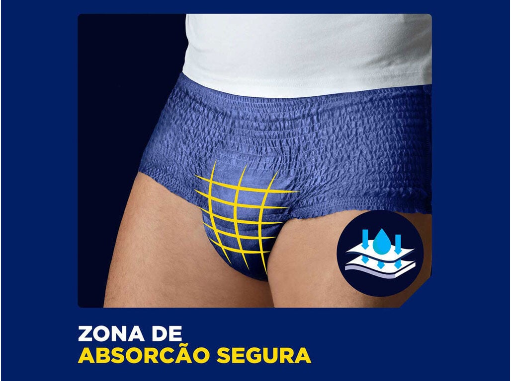 CUECAS INCONTIN&Ecirc;NCIA TAMANHO L TENA MEN 8UN image number 2