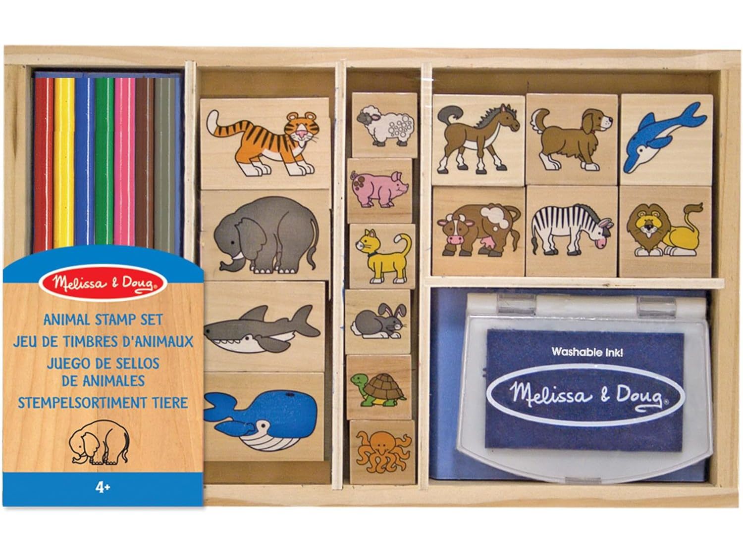 CONJUNTO DE CARIMBOS MELISSA&DOUG ANIMAIS