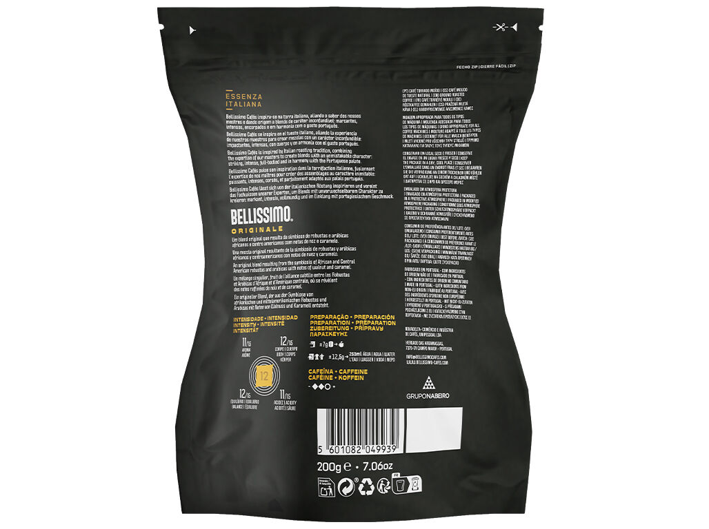 CAF&Eacute; MO&Iacute;DO BELISSIMO AROMA ORIGINALE 200G image number 1