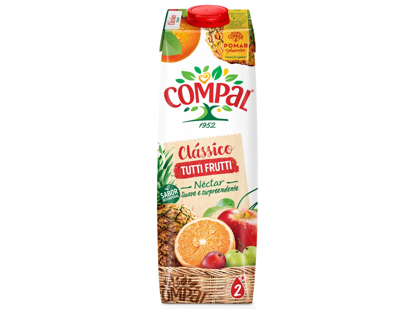 N&Eacute;CTAR COMPAL CL&Aacute;SSICO TUTTI FRUTTI 1L