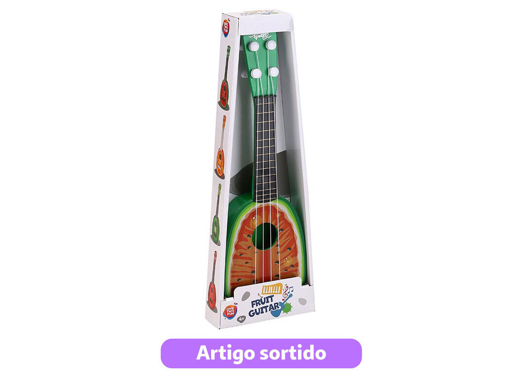 GUITARRA ONE TWO FUN FRUTOS 11X4.5X36CM MODELOS SORTIDOS image number 1