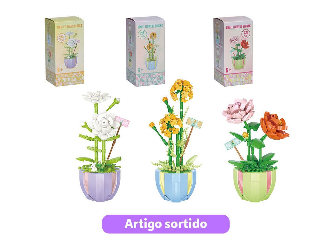 PE&Ccedil;AS CONSTRU&Ccedil;&Atilde;O FLORES MODELOS SORTIDOS image number 0