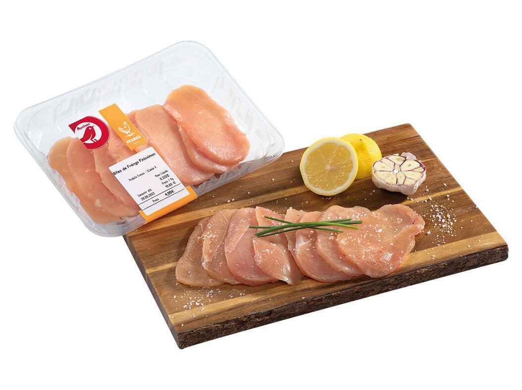 BIFE EXTRA FINO DE FRANGO AUCHAN 320GR