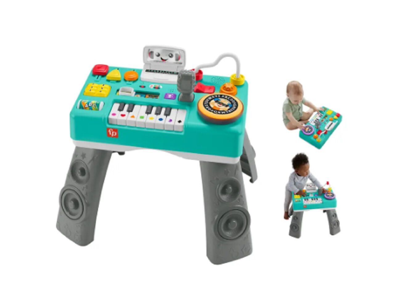 MESA DE MISTURAS DJ MUSICAL FISHER-PRICE APRENDER E BRINCAR image number 0