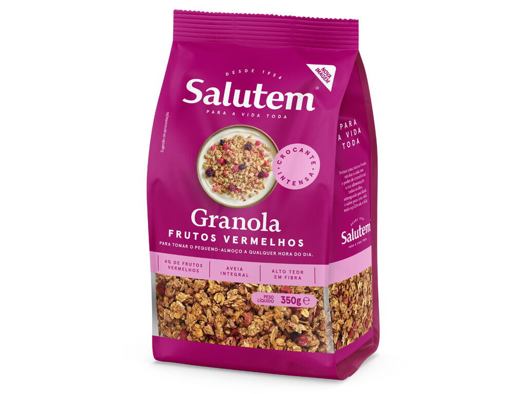 GRANOLA SALUTEM FRUTOS VERMELHOS 350G